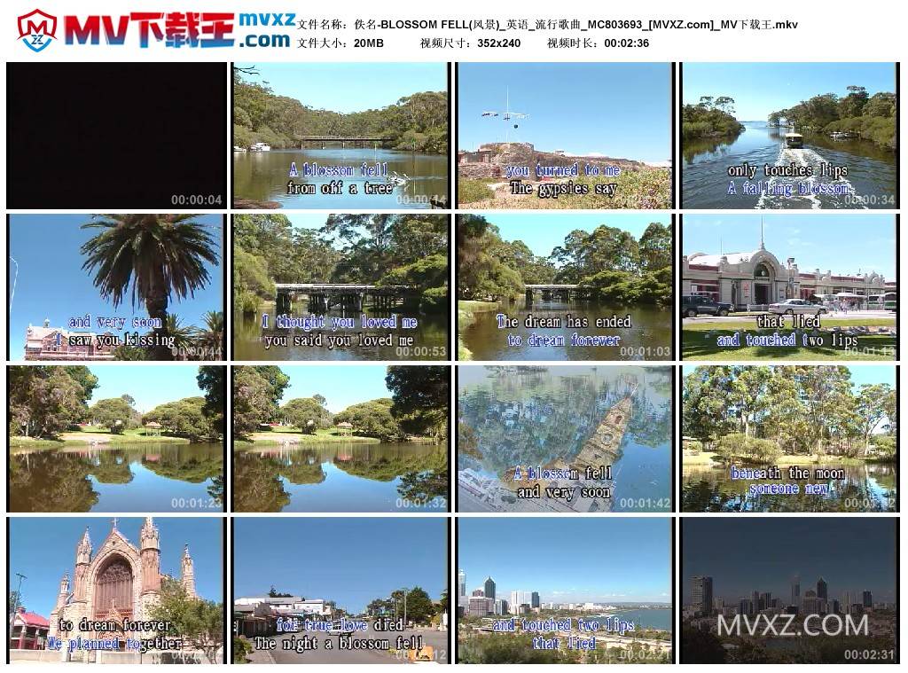 佚名-BLOSSOM FELL(风景)_英语_流行歌曲_MC803693